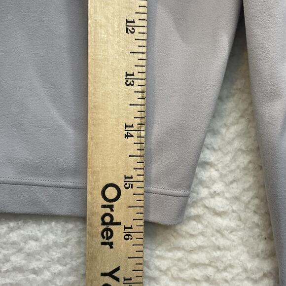 Lululemon Top Womens 4 Purple Aligned Angles Long Sleeve Nulu Asymmetrical Cropd - Picture 7 of 8